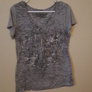 Maurices burnout style shirt